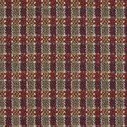 Arc-Com Welsh Check Sangria Upholstery Fabric