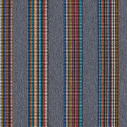 Arc-Com Calais Stripe Primary Gray Upholstery Fabric
