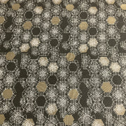 Pallas Fracture Carbon Gray Upholstery Fabric