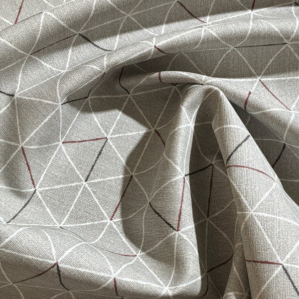 Anzea Sticks and Stones Minimal Upholstery Fabric Vinyl Yardage