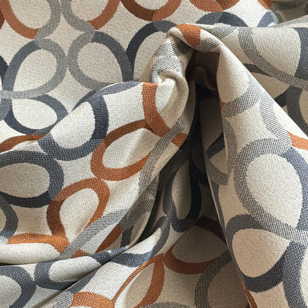 Arc-Com Around Grain Beige Crypton Upholstery Fabric Yardage