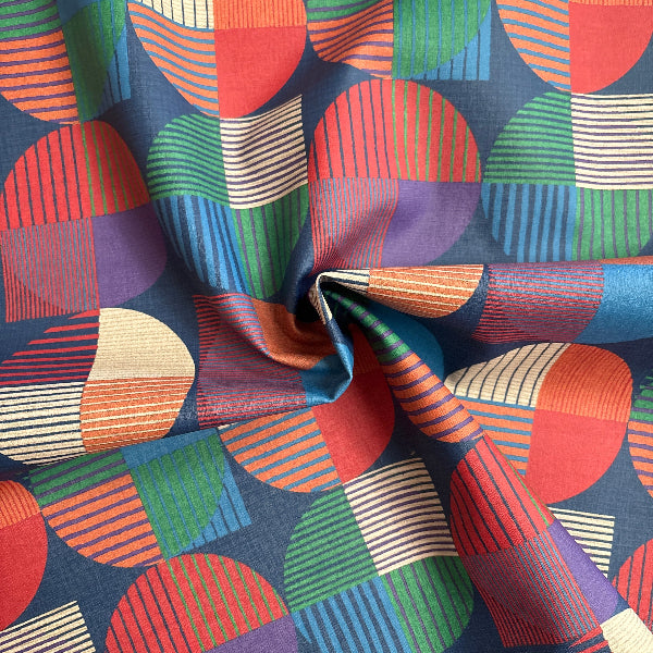 Arc-Com Bocce Rainbow Upholstery Vinyl Yardage