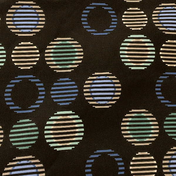 Arc-Com Cirque Onyx Black Upholstery Fabric