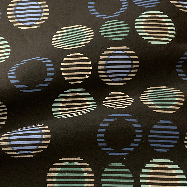 Arc-Com Cirque Onyx Black Upholstery Fabric