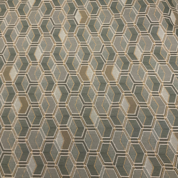 Arc-Com Facet Baltic Green Upholstery Fabric
