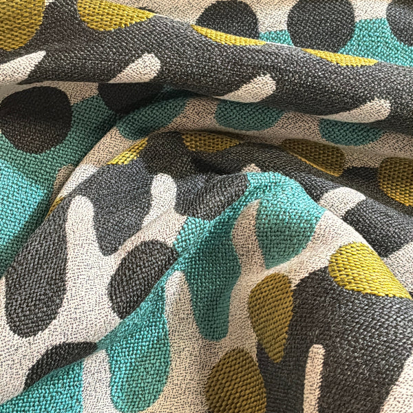 Arc-Com I Pattern Caribbean Upholstery Fabric Yardage