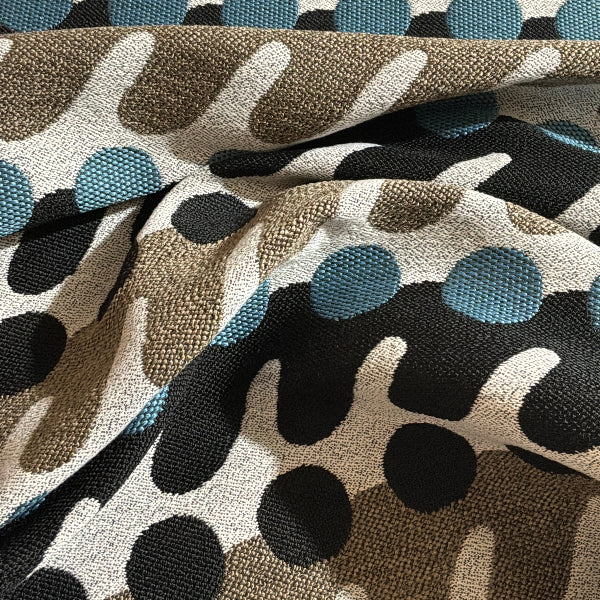 Arc-Com I Pattern Cocoa Upholstery Fabric YArdage