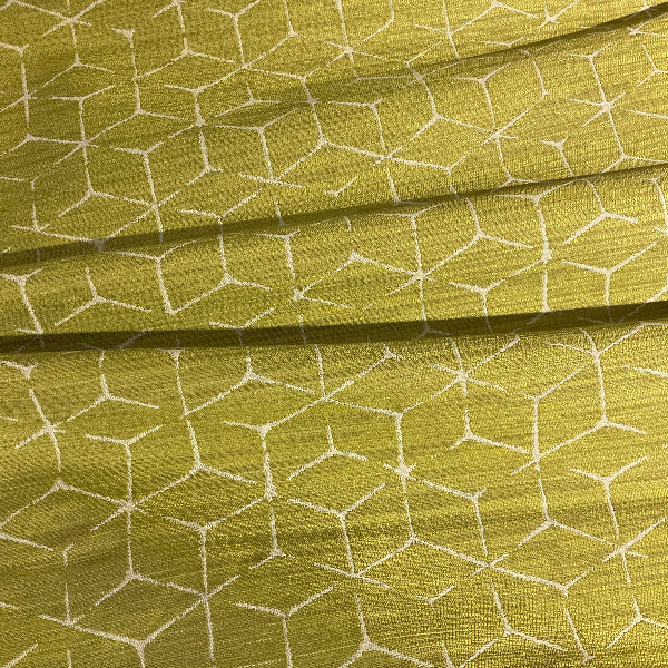 Arc-Com Itajime Citron Green Upholstery Fabric