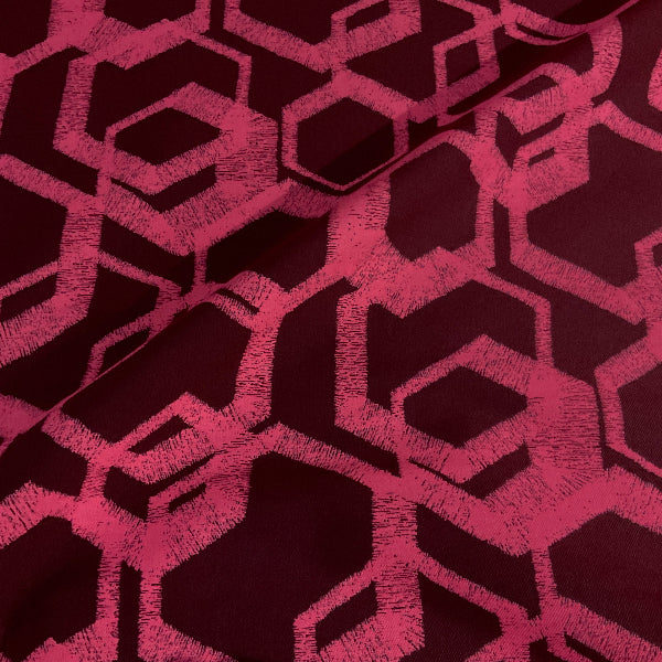 Arc-Com Jive Raspberry Pink Upholstery Fabric