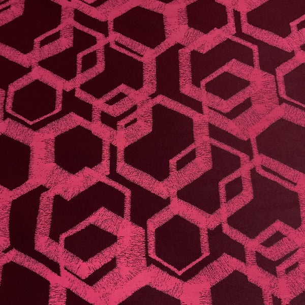 Arc-Com Jive Raspberry Pink Upholstery Fabric