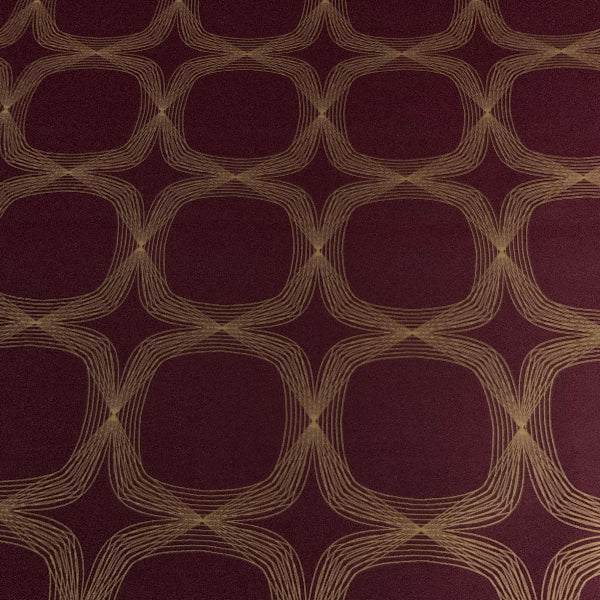 Arc-Com Kinetic Berry Red Upholstery Fabric
