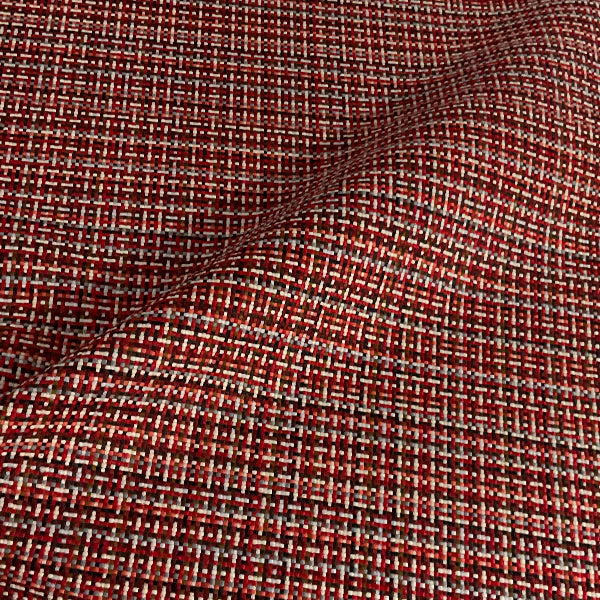 Arc-Com Pixel Berry Red Upholstery Fabric