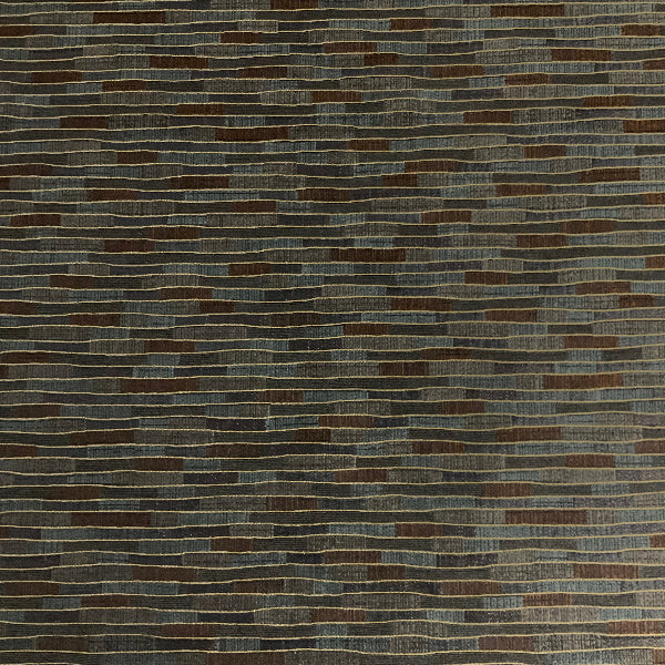 Arc-Com Riviera Slate Wavy Stripes Gray Upholstery Fabric