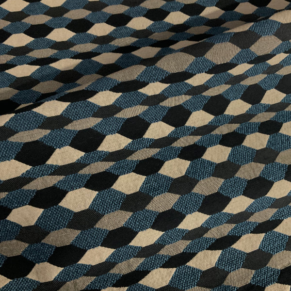 Arc Com Spinnaker Blueberry Blue Upholstery Fabric