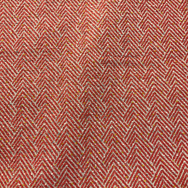 Architex Montauk Harbor Red Chevron Upholstery Fabric