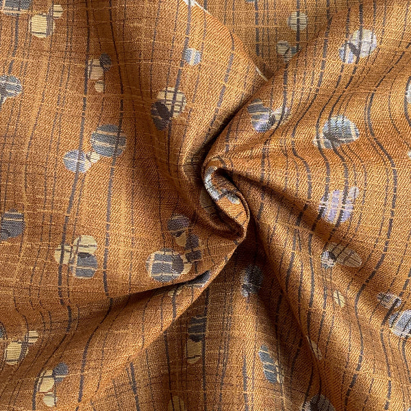 Architex Ripples Clove Modern Crypton Brown Upholstery Fabric Yardage
