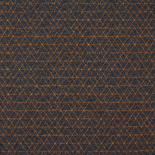 Remnant of HBF Argyle Boucle Squash Upholstery Fabric
