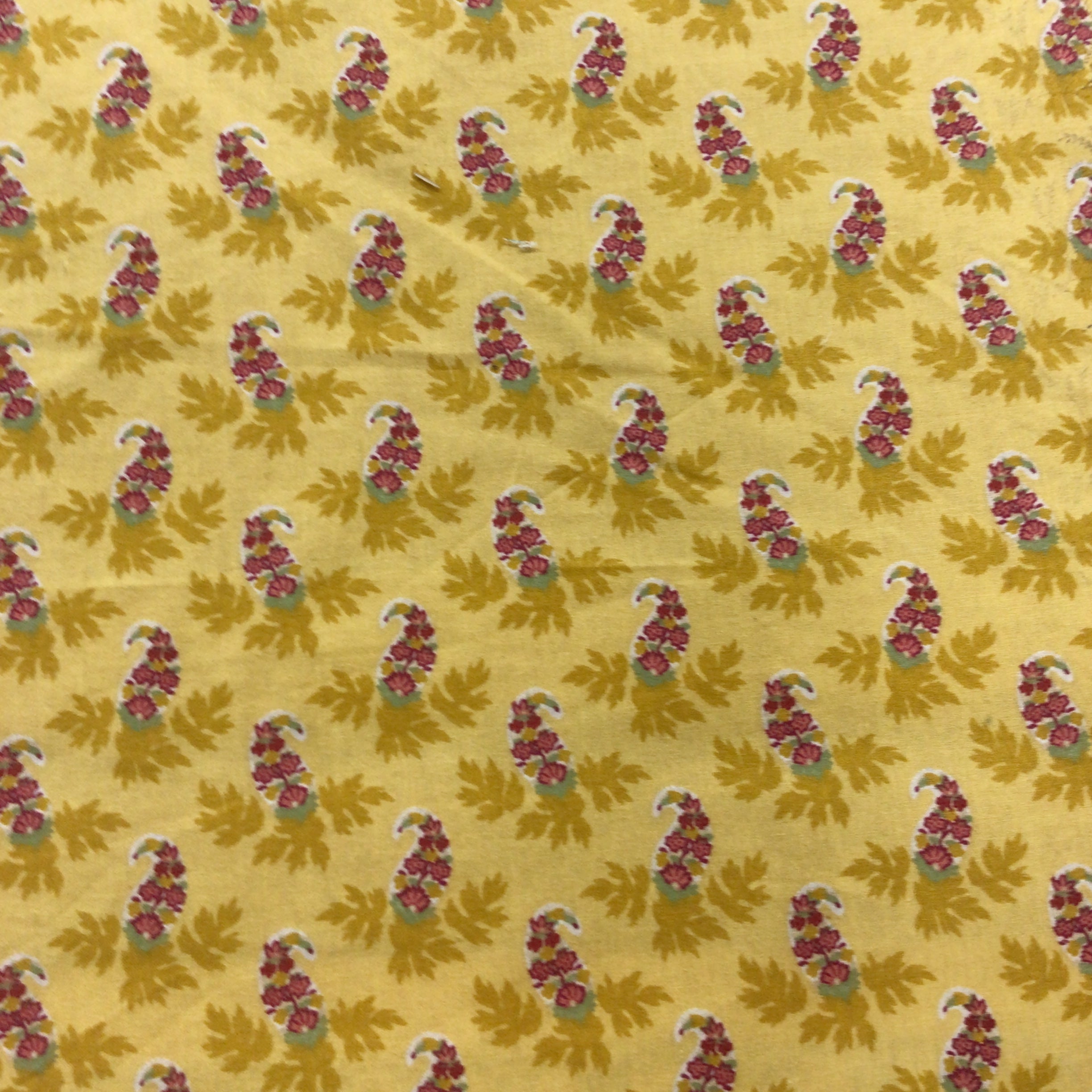 Waverly Lyon Yellow Cotton Print Fabric