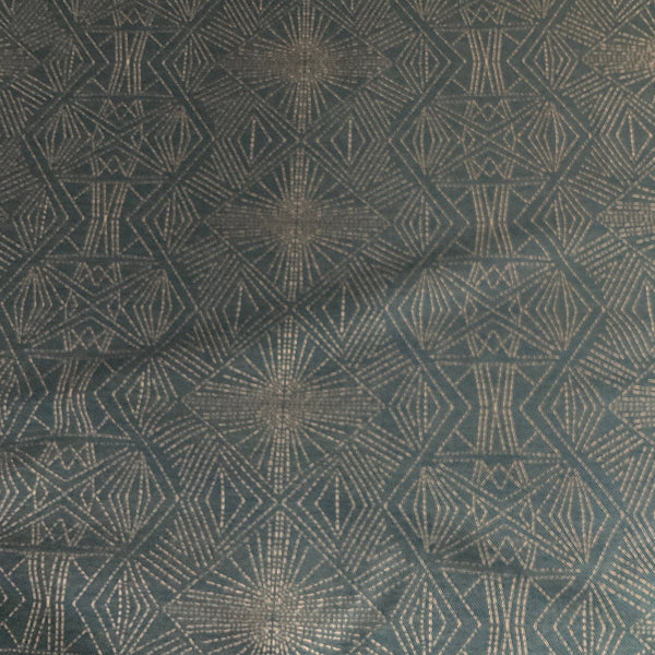 Designtex Starburst Dark Blue Green Upholstery Fabric