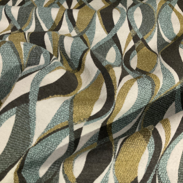 Designtex Flow Verdigris Blue Upholstery Fabric