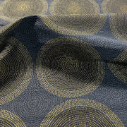 Remnant of Arc-Com Shibori Blueberry Upholstery Fabric