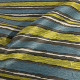 Remnant of Pallas Painted Stripe Sea Upholstery Fabric