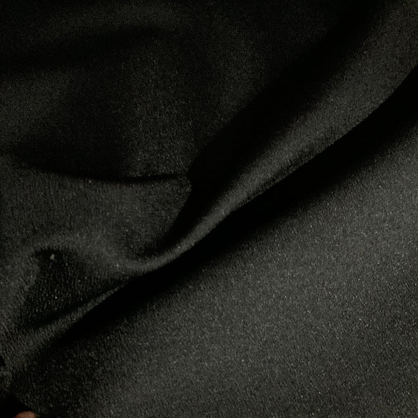 Maharam Manner Magic Solid Black Upholstery Fabric