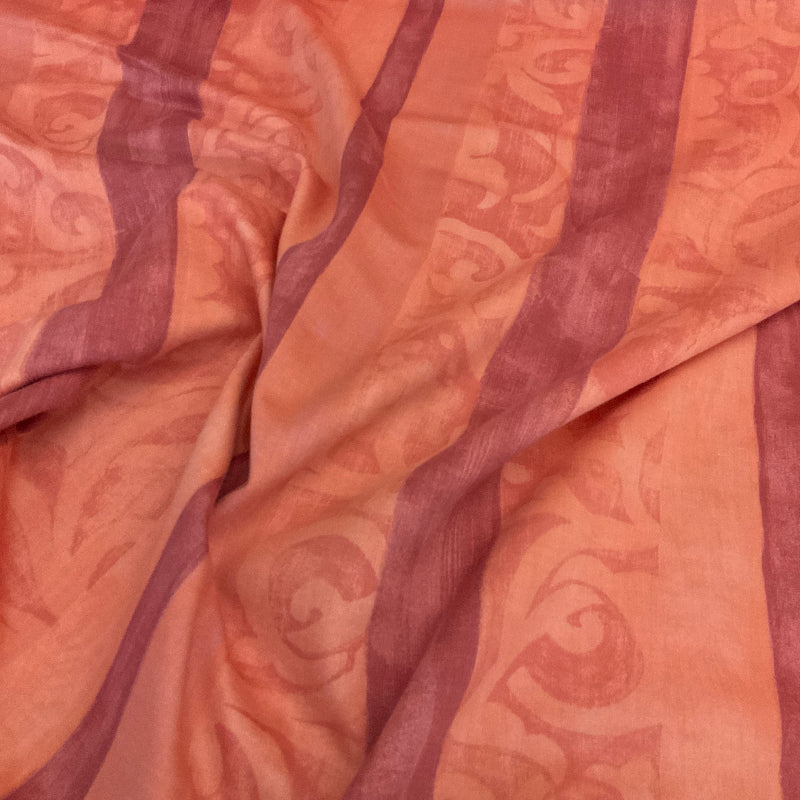 Florentine Blush Pink Stripe Cotton Print Fabric