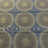Remnant of Arc-Com Shibori Blueberry Upholstery Fabric
