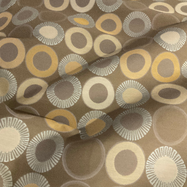 Arc-Com Yoyo Stone Circle Design Upholstery Fabric