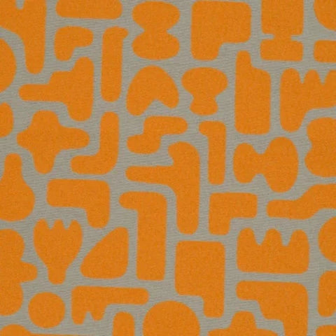 Luna Boink Buzz Orange Upholstery Fabric
