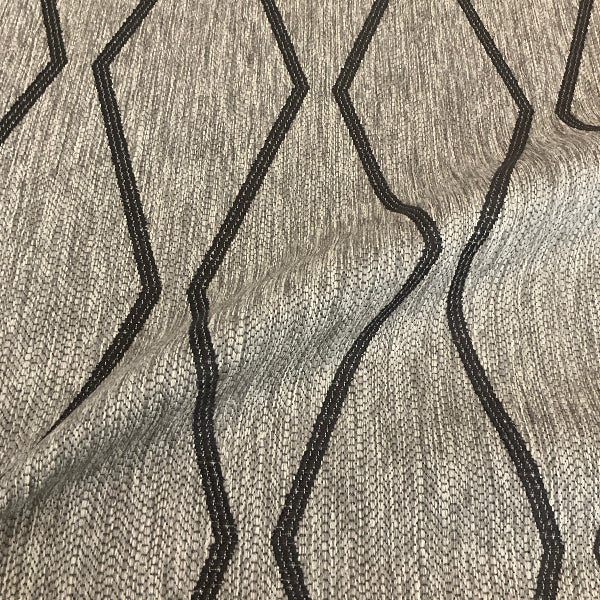 Brentano Exa Salt and Pepper Gray Outdoor Upholstery Fabric