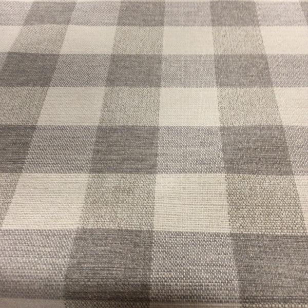 Swavelle Mill Creek Buffalo Check Charcoal Gray Upholstery Fabric