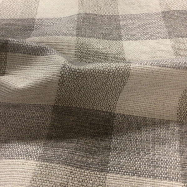 Swavelle Mill Creek Buffalo Check Charcoal Gray Upholstery Fabric