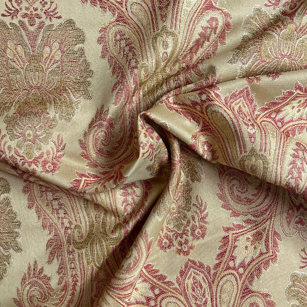 Burch Fabric Aretha Golden Upholstery Fabric Yardage