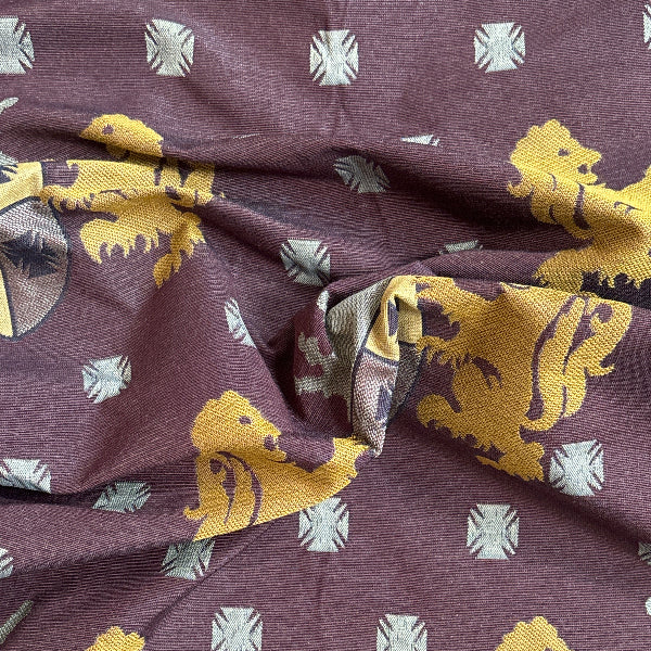 Burch Fabrics Joust Royal Burgundy Jacquard Upholstery Fabric Yardage