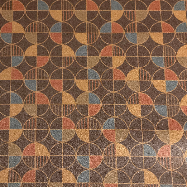 Burch Full Circle Cinnabar Brown Upholstery Vinyl