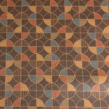 Burch Full Circle Cinnabar Brown Upholstery Vinyl