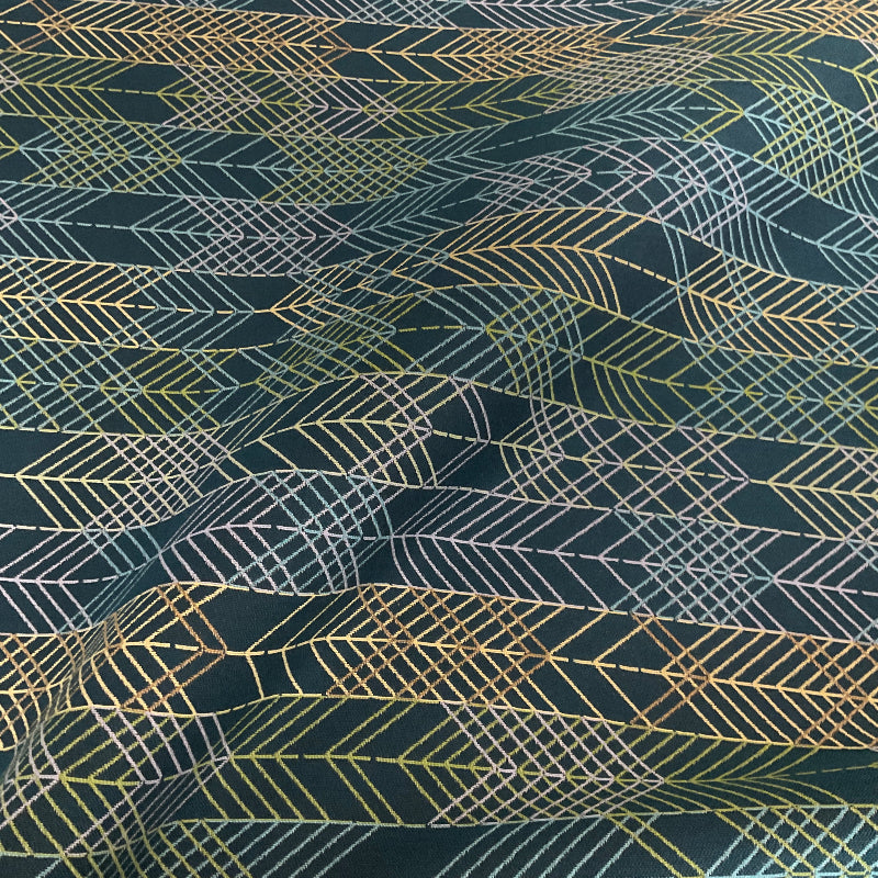 Burch Shockwave Aquamarine Blue Sunbrella Upholstery Fabric