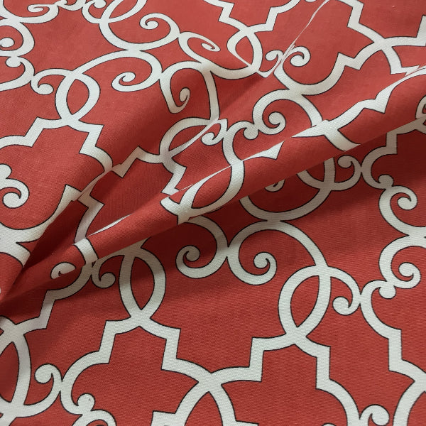 Mill Creek Elwyn Poppy Red Cotton Print Fabric