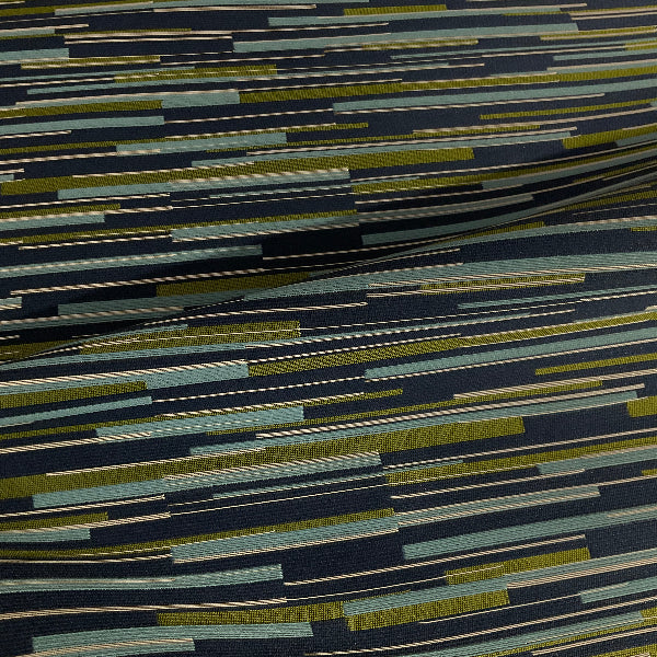 Designtex Dart Sapphire Blue Stripe Upholstery Fabric