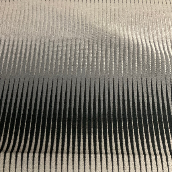 Arc-Com Volt Steel Abstract Stripe Grey Upholstery Fabric