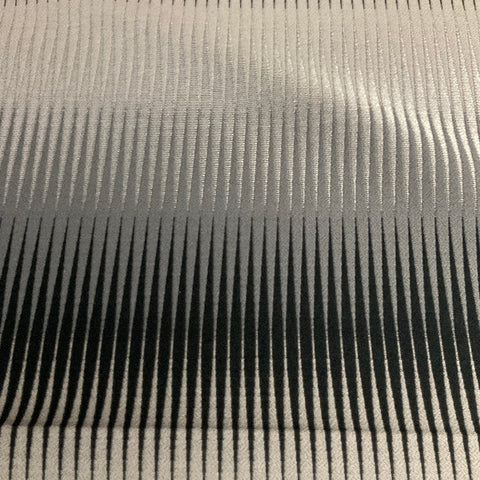 Arc-Com Volt Steel Abstract Stripe Grey Upholstery Fabric