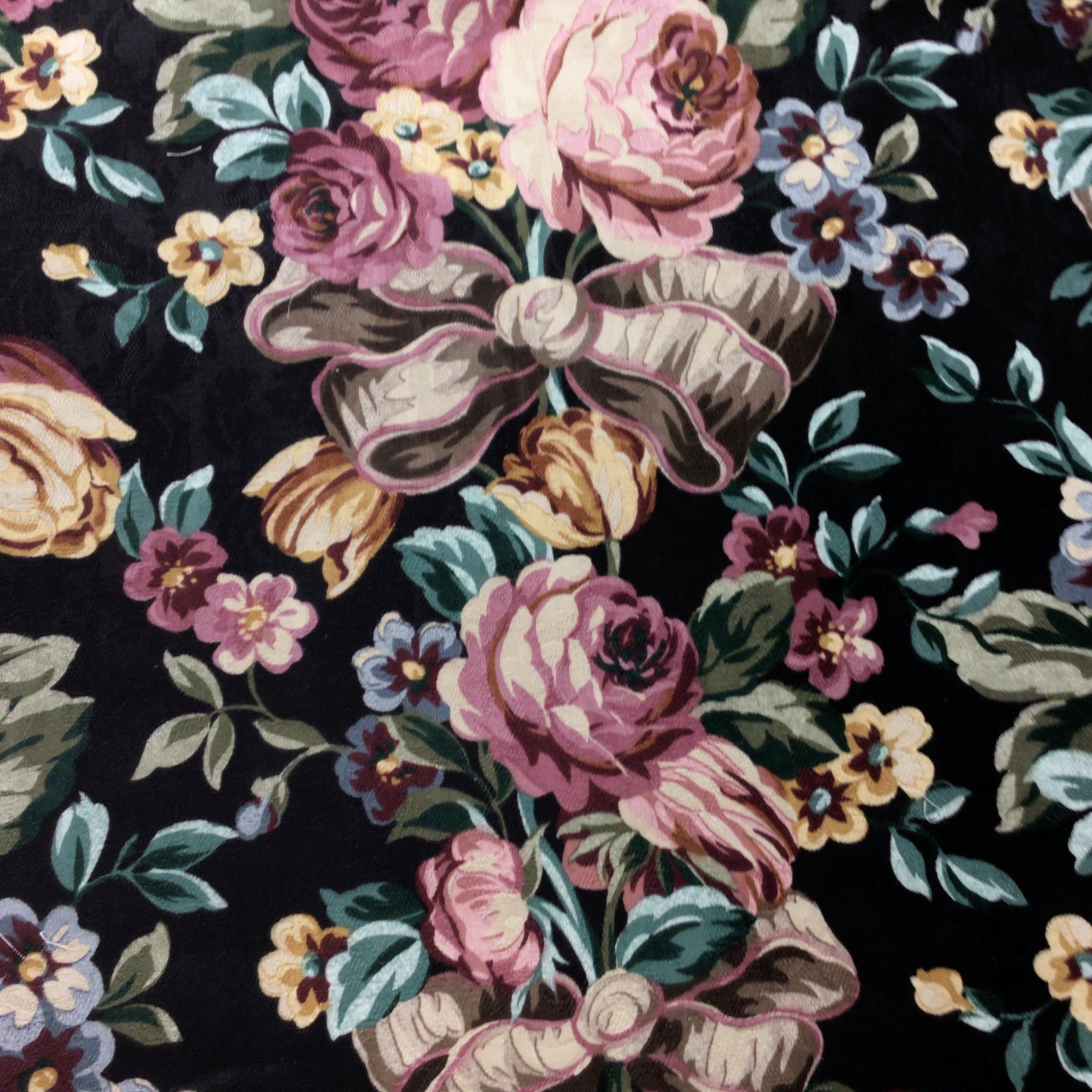 Fabricut Teflon Floral Cotton Print Fabric