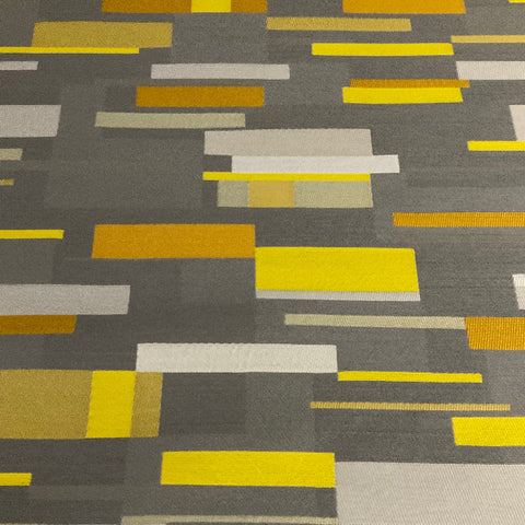 CF Stinson Color Block Twist Yellow Upholstery Fabric