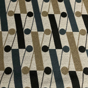 Remnant of Arc-Com X Pattern Stone Upholstery Fabric
