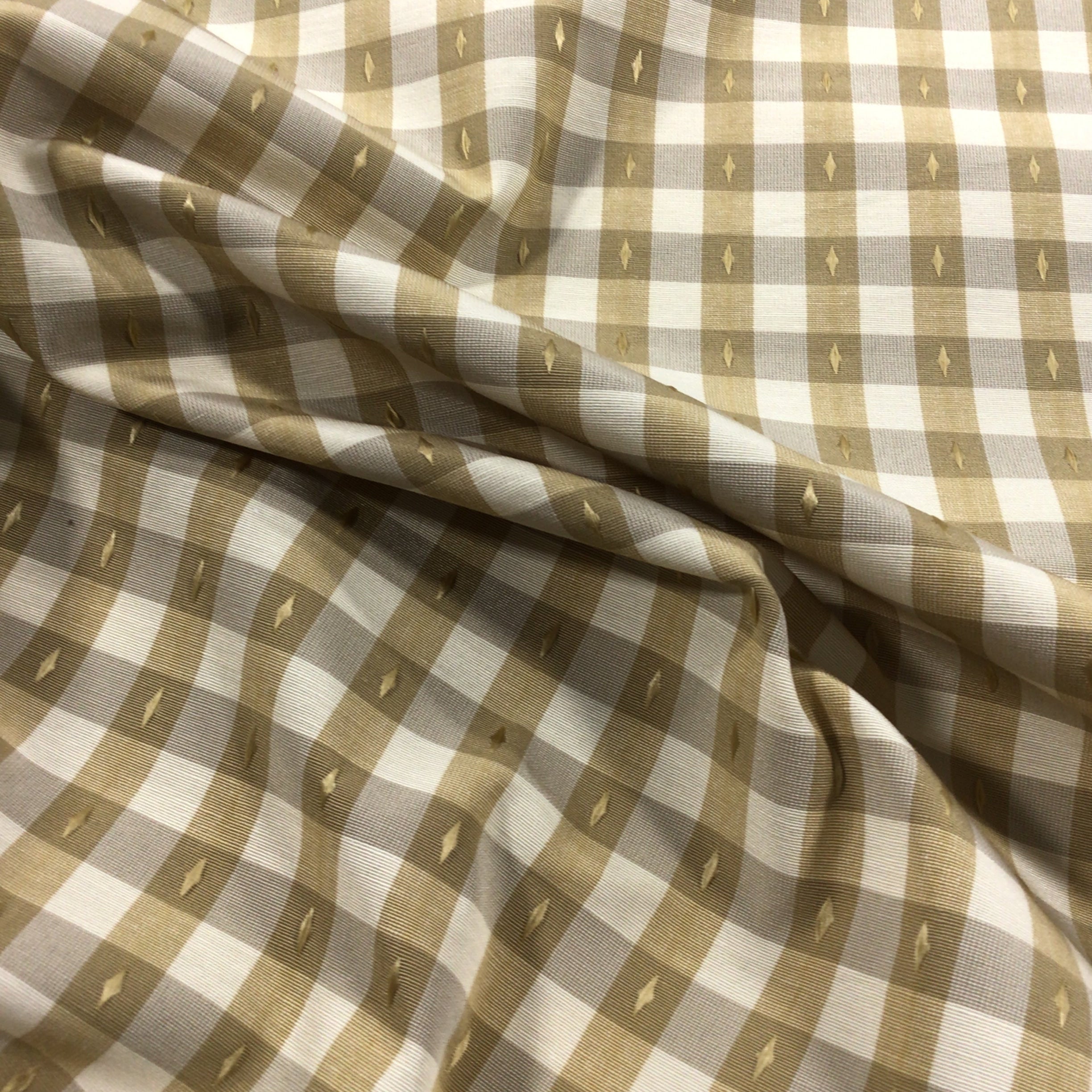 Golden Stripe Cotton Print Fabric