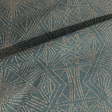 Designtex Starburst Dark Blue Green Upholstery Fabric