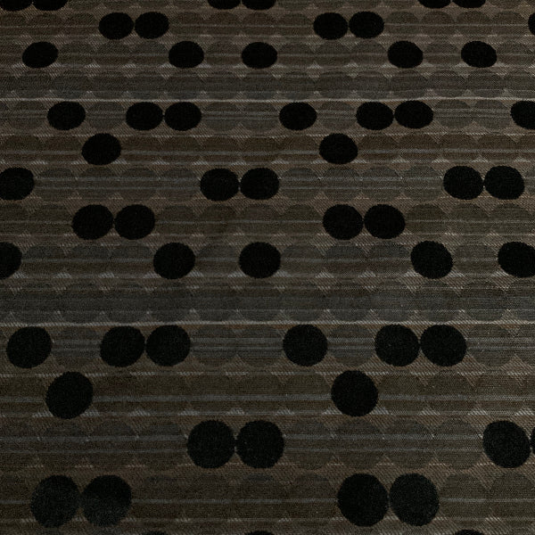 Maharam Coin Crypton Lead Rows Of Circles Upholstery Fabric