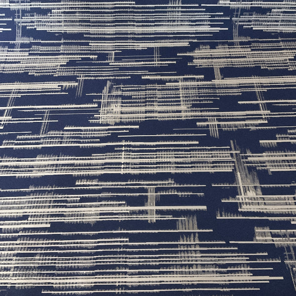 CF Stinson Gesture Ink Blue Sunbrella Outdoor Upholstery Fabric